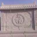 贵港 芝麻白花岗岩屏风，照壁，影壁