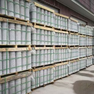 贵港 芝麻白挡车柱、阻车桩、隔离柱