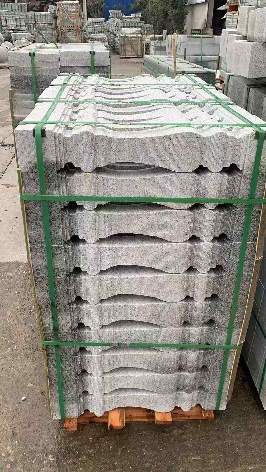 贵港 芝麻白方形拉丝面，栏杆花瓶柱