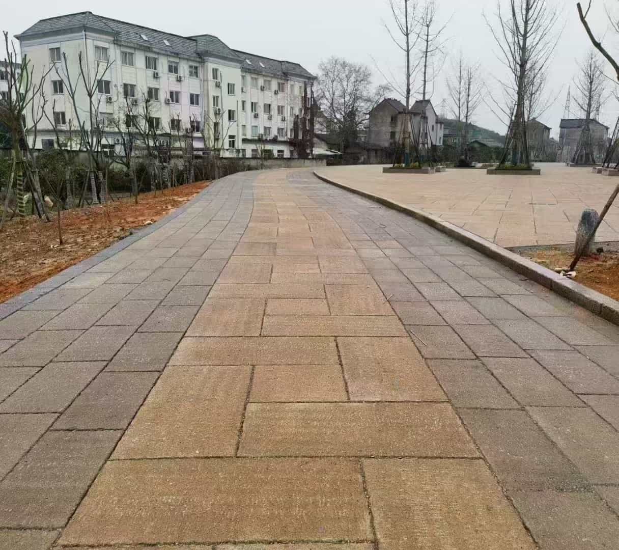 贵港仿古石铺装效果