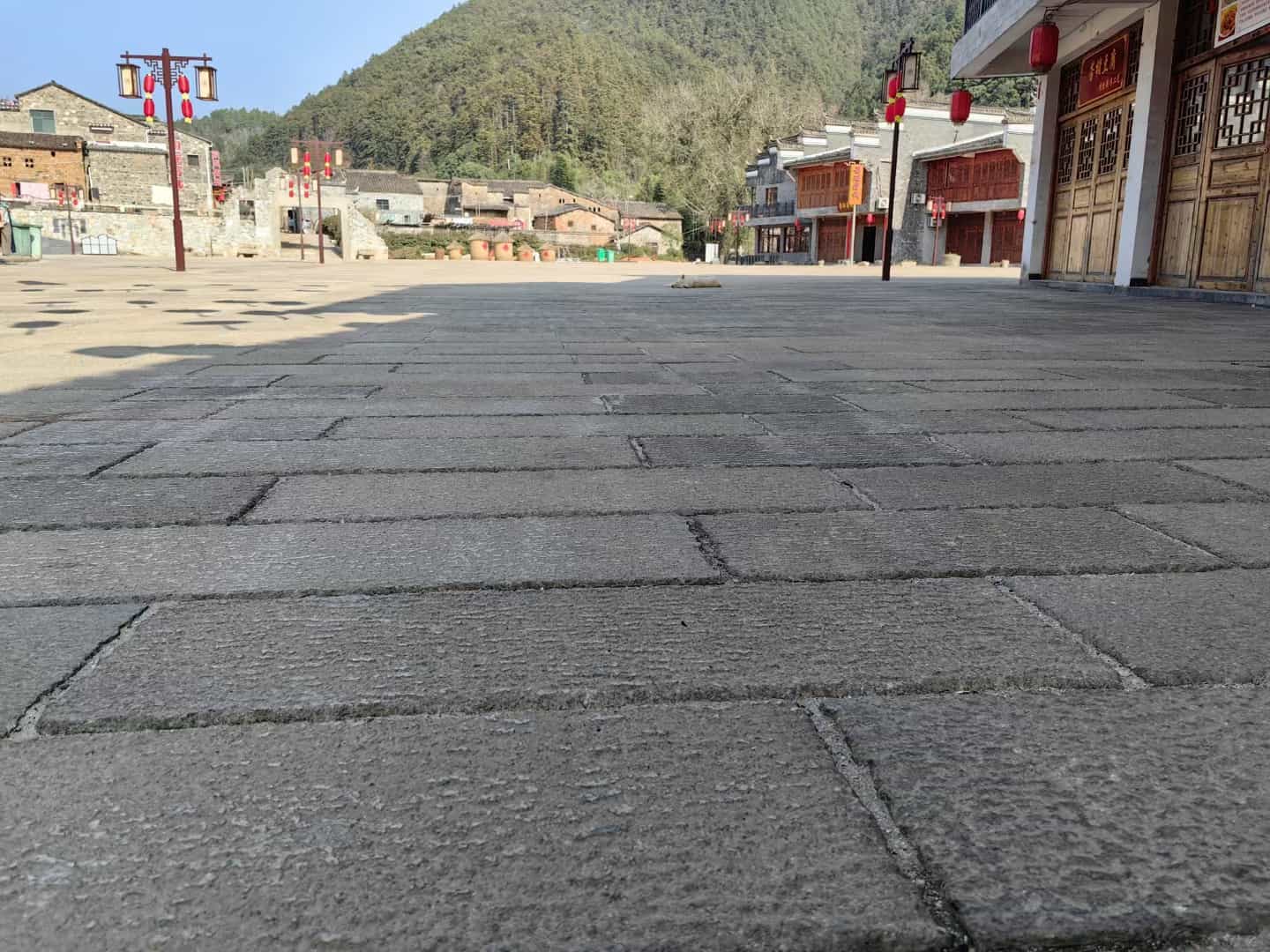 贵港仿古石铺装效果