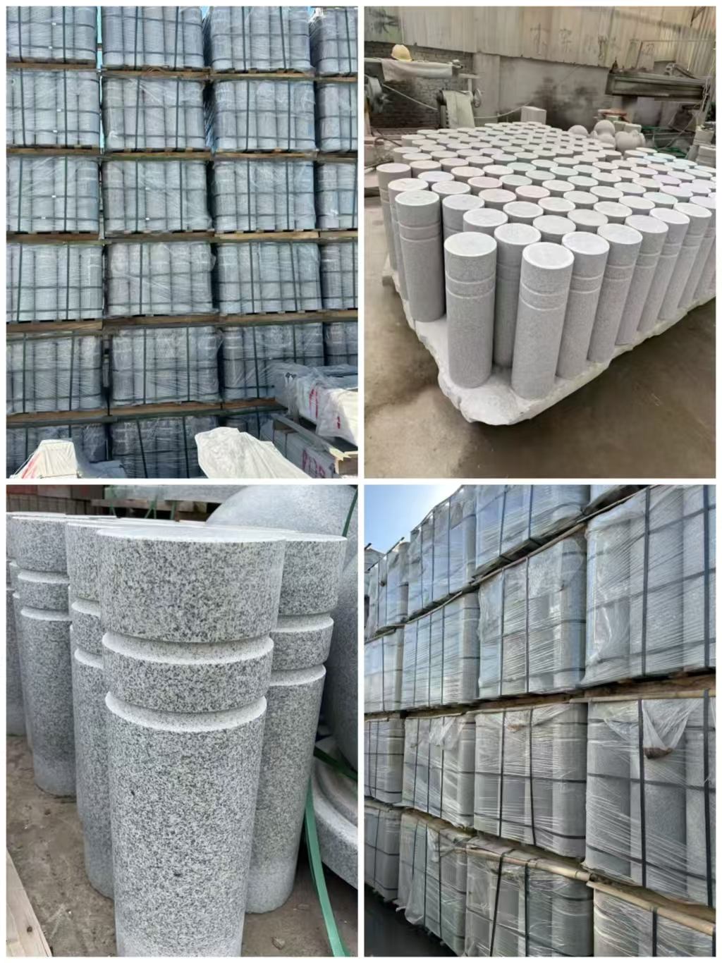 贵港 芝麻白花岗岩挡车柱、隔离柱多少钱